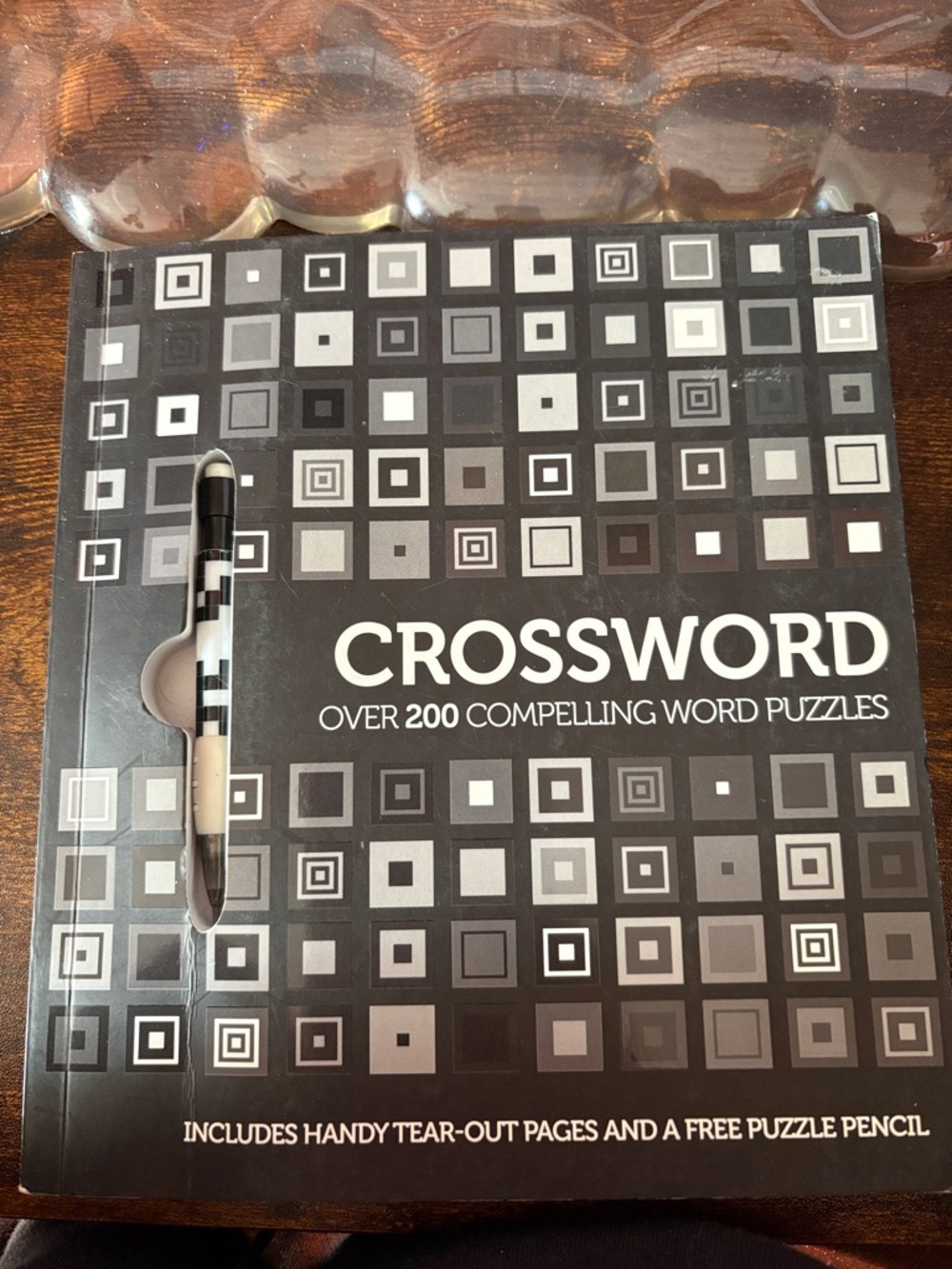Crossword Puzzle Book with Pencil